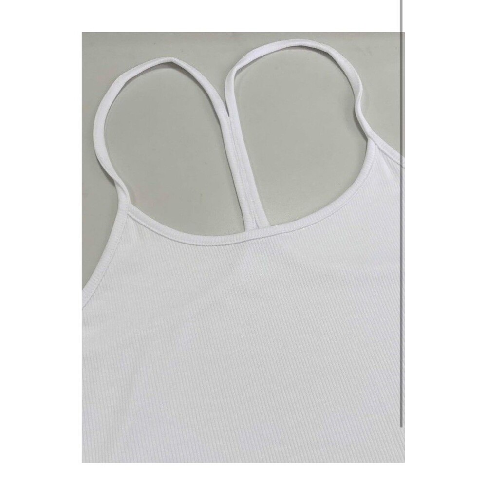 Workout Tops Tank Tops Basic Cute Summer Going Out Slim Fit Yoga Gym Ribbed M